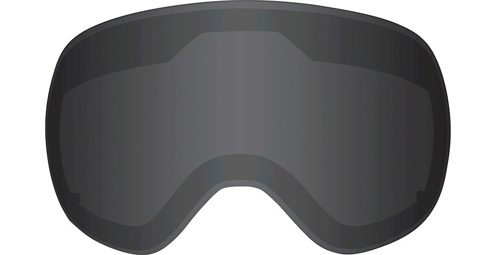 Dragón reemplazo X1 lente oscuro humo nieve gafas Lense