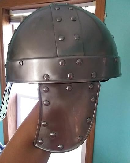 Medieval Viking Style Armour Helmet Craftsman Made, Real Metal