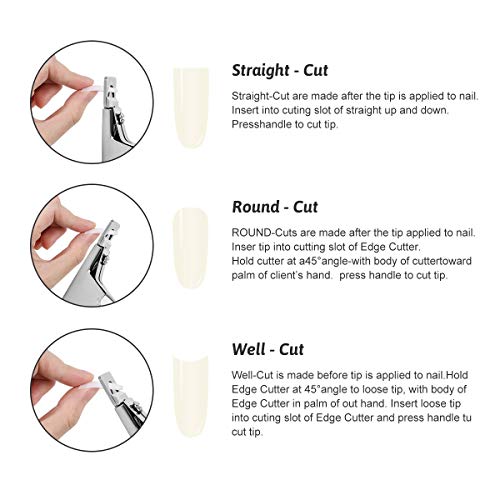 Set de 200 Uñas Postizas Acrílicas Ballerina Largas miniatura 5