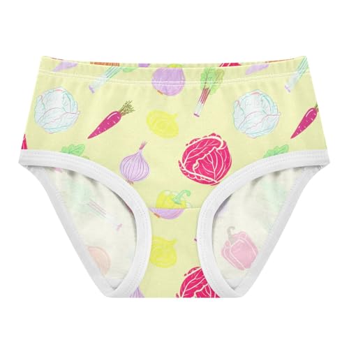 Girls' Underwear Vegetables Yellow Toddle Brief Panties 2302583