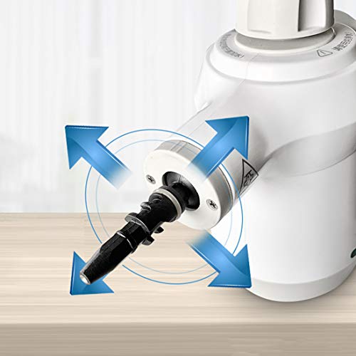 LTLWSH Vaporeta de Limpieza de Mano Portátil Multiusos Vaporizador Limpiador a Vapor con 9 Accesorios para Quitar Manchas en Tapicería de Coche, Hogar, Cocinas, Alfombras, Cristales, Sofá - imagen 3