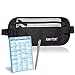 Raytix Travel Money Belt With RFID Transmissions -Secure, Hidden Travel Wallet (Black)