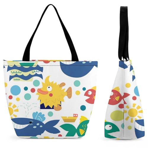 Sac à main Joli Poisson design élégant pour femme active moderne