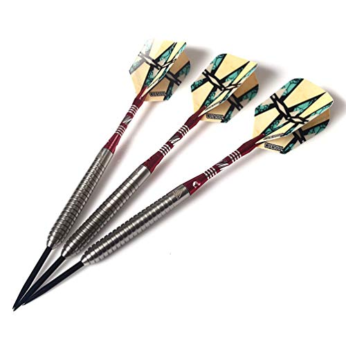 Cuesoul 22 Grams Tungsten Steel Tip Darts Set 90% Tungsten #TOP3