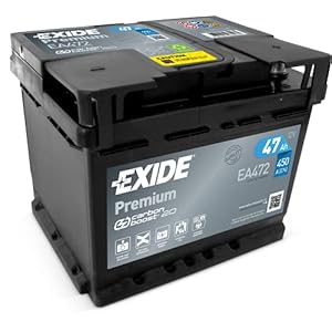 Exide Premium Carbon Boost EA472 47aH Car Battery