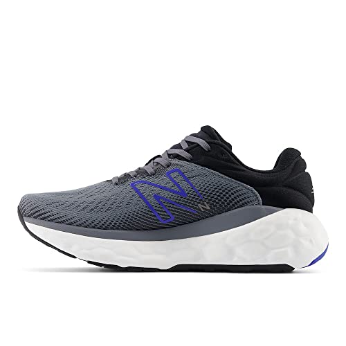 New Balance Men's Fresh Foam X 840F V1 Running Shoe, Castlerock/Marine Blue/Black, 9 M