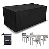 HOCOSY Funda para Mesa de Jardín, 200 X 160 X 70 cm