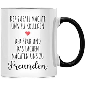 Der Zufall machte uns zu Kollegen Abschiedsgeschenk Jobwechsel, Abschied Tasse Spruch, Tassen mit Sprüchen lustig…