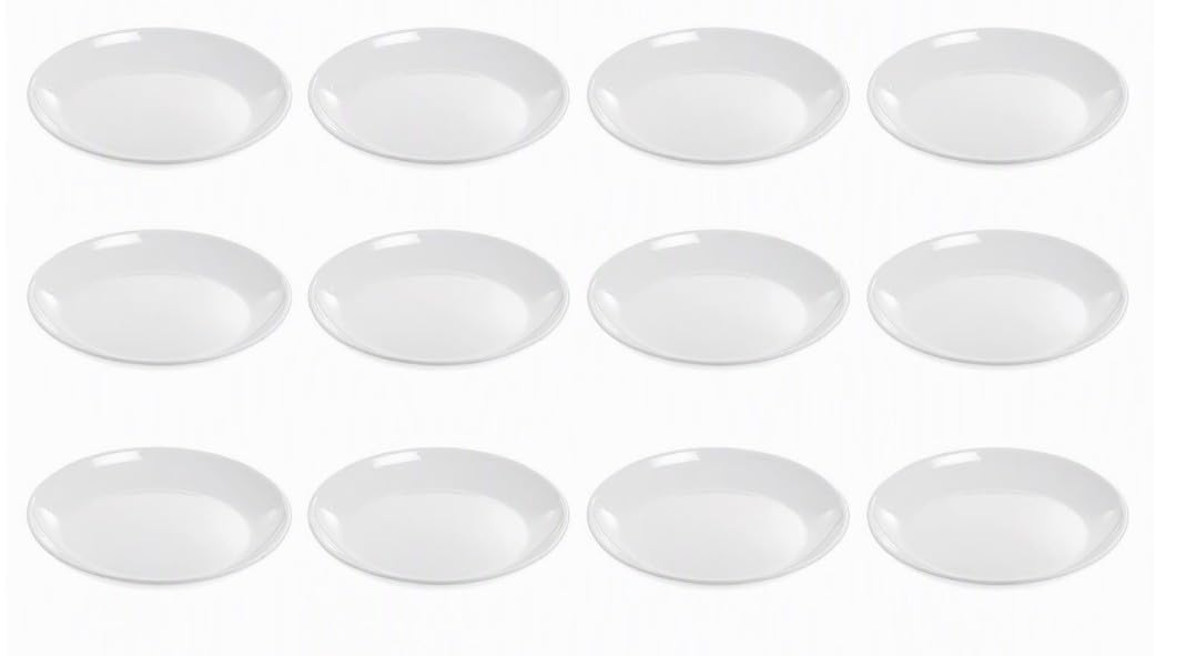 HUBERT 12 Pack / White / 55.0 ounces Serving Bowls