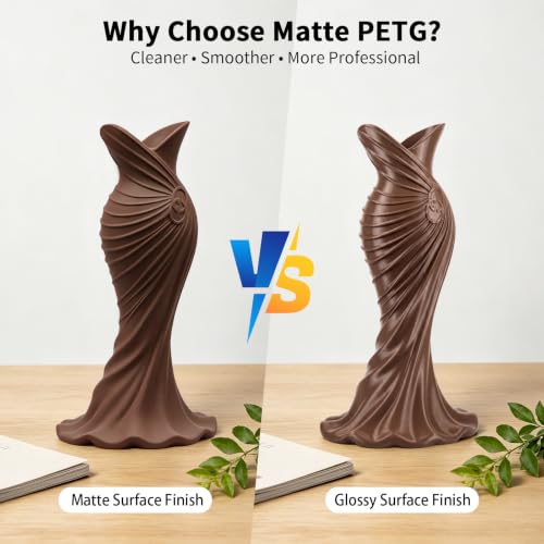 Image of IEMAI Brown Matte PETG Filament 1.75mm 1kg Compatible with Bambu Lab AMS