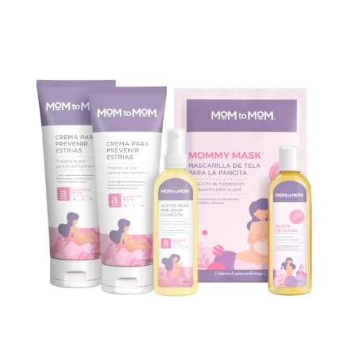 MOM to MOM Kit Etapa A + SPA Primeros meses de Embarazo, Previene las Estrías y Consiente la Piel