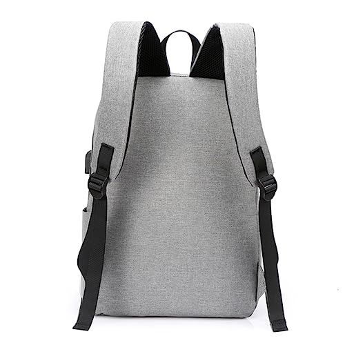 Cartable décontracté interface USB sac à dos mixte noir ordinateur - 2