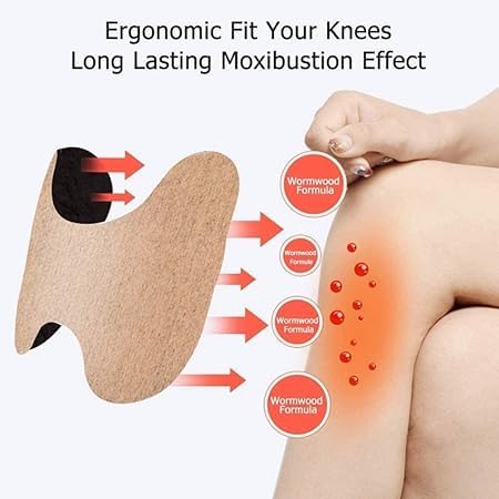 KRIMITTY Herbal Knee Plaster Sticker Pain Relief and Inflammation Joint Knee Patches Kit Natural Wormwood Extract Sticker For Men Women (12 PCS SET) 1