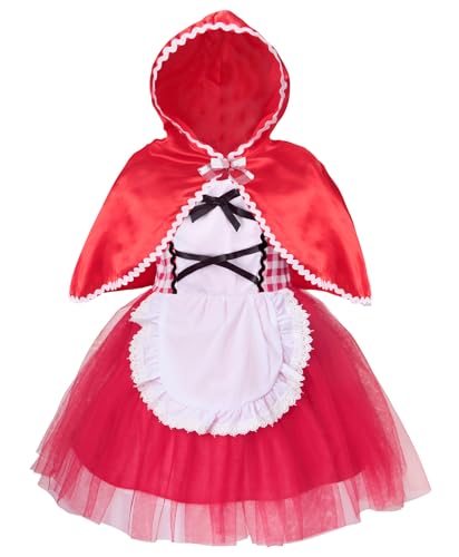 Little Red Riding Hood Costume Kids Girls World Book Day Fancy Dress 1-2Y