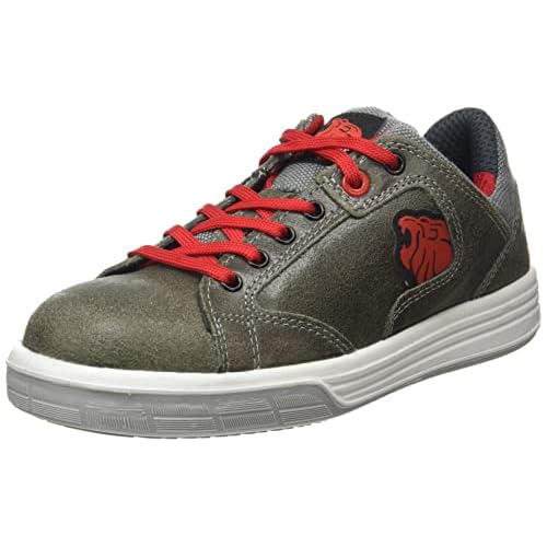 Annvia Sicherheitsschuhe Damen S1 Leicht Sneaker Arbeitsschuhe Herren Sportliche Stahlkappenschuhe Atmungsaktiv rutschfeste Schutzschuhe mit Stahlkappen weiß Grau größe 40 6 UPOWER Herren Sn2004444 UPower Sicherheitsschuh EN ISO 20345 S3 SRC Forest Gr 44 Leder grau Aluminiumkappe, Grau, EU