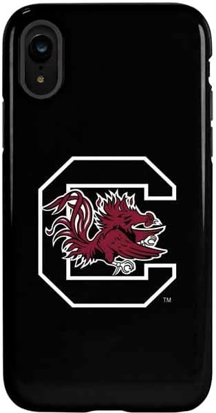 Skinit Pro Phone Case Compatible with iPhone XR - Officially Licensed University of South Carolina Gamecocks Logo Black Design