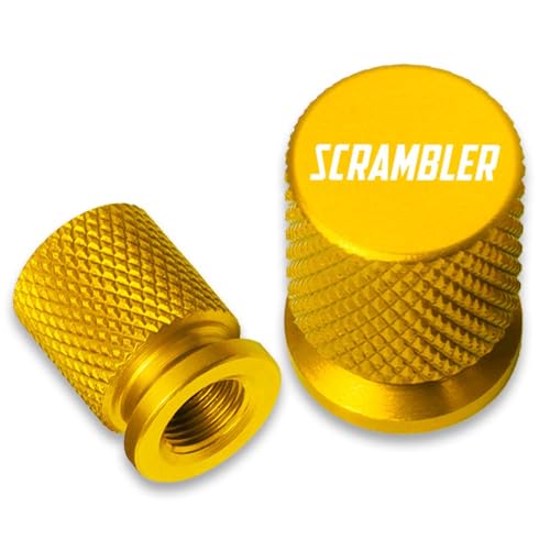 Tapas de válvula CNC para Ducati Scrambler 800 y 1100, tapones de aluminio para neumático de moto