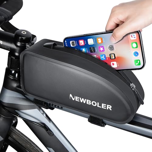 専用　アクセサリー NEWBOLER 大型自転車三角バッグ自転車フレームフロントチューブ