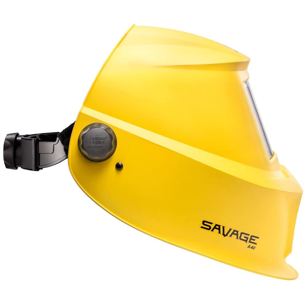 Careta soldar Savage A40 ESAB amarilla -Automática