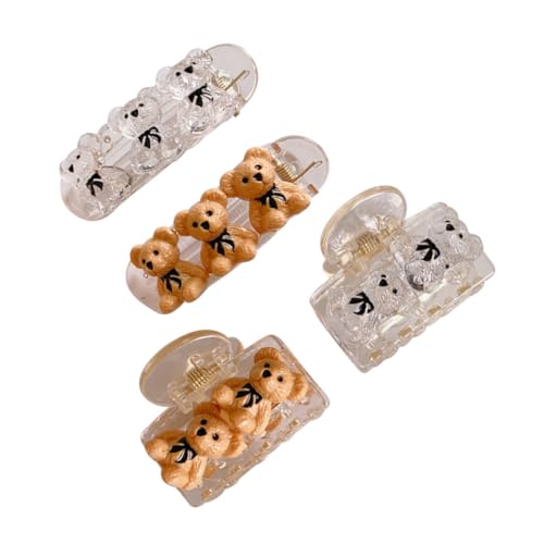 MERRYHAPY 1 Zbg 4 ܂̂񂴂 wAoiiNbv wAN[W[Nbv wANv ̒܃Nbv p~jNbv Tbт̒ wANbv wAob^ vX`bN