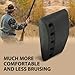G-PLUS Black Synthetic Latex Rubber Slip-On Recoil Reducing Pad for Shotgun Recoil Pad Large