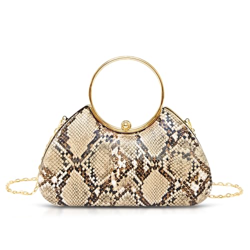 Evening Bag, Serpentine Handbag, Crossbody for Women Wedding, Prom, Parties
