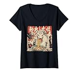 Photo Gallery donna kaiju unicorn ramen - poster vintage giapponese maglietta con collo a v Photo Gallery donna kaiju unicorn ramen - poster vintage giapponese maglietta con collo a v