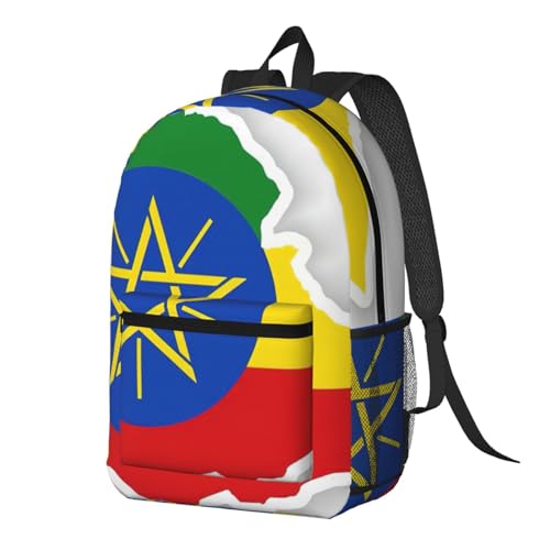 Sac à dos d'école Éthiopie léger pour soulager le dos des étudiants