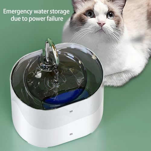 Fuente de agua automática para mascotas y gatos miniatura 6