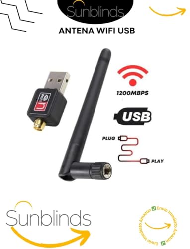 Adaptador Wireless Antena Wi-fi Usb Sem Fio Para Computador Notebook Marca Sunblinds