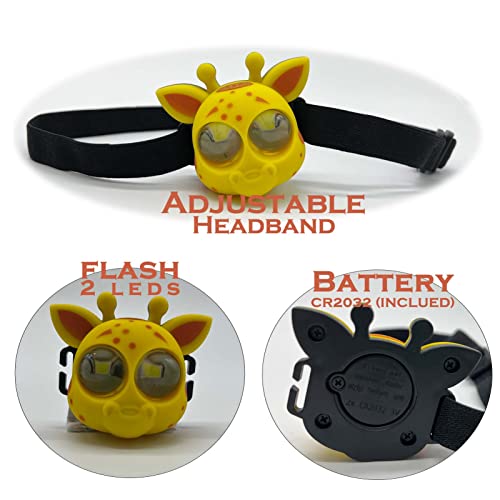 Outdoor Equipment - Arcee Headlamp & Camping Lantern For Kids, Lightweight Portable Tent Lamp For Children, Lanterns For Emergency, Hurricane, Power Outage, Nightlight For Kids’ Room (Giraff) #TOP5