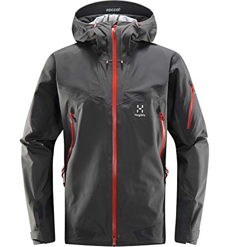 Preisvergleich Produktbild Haglöfs Hardshelljacke Herren ROC Spire Jacket wasserdicht, Winddicht, atmungsaktiv Magnetite L L