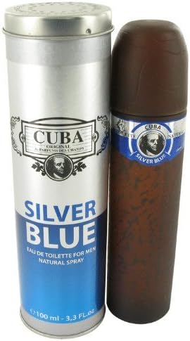 Cuba Silver Blue By Fragluxe Eau De Toilette Spray 3.3 Oz For Men