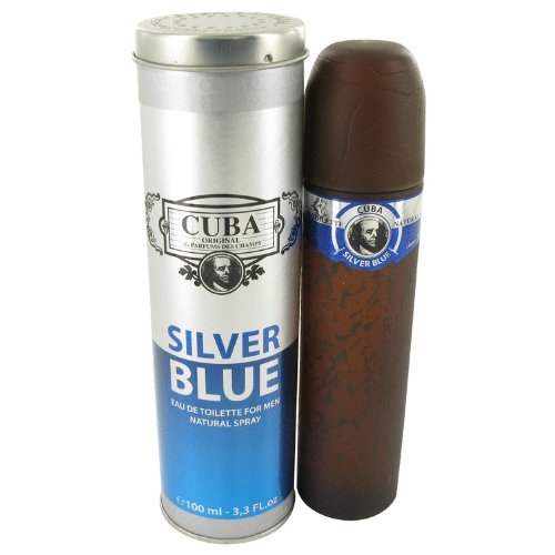 Cuba Silver Blue By Fragluxe Eau De Toilette Spray 3.3 Oz For Men #TOP2