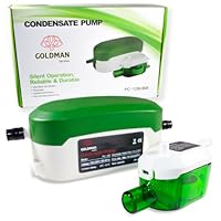 GOLDMAN SERVICE Kondensatpumpe Mini Ultra Silent Automatische Kondensatpumpe für Abfluss und Ablassen von Wasser in der Klimaanlage, Split, Durchfluss 18 Liter/Stunde