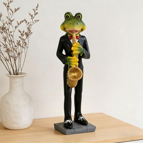 Figurines de Grenouilles en Résine pour Décoration Intérieure et Extérieure
