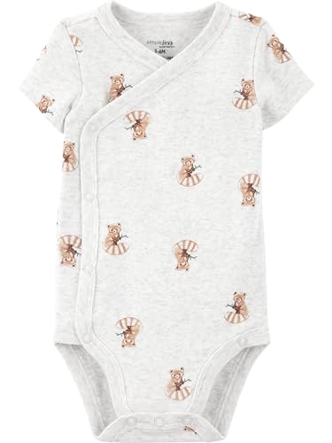 Image of Simple Joys by Carter's Unisex Baby 5-pack Side Snap Short-sleeve Bodysuit