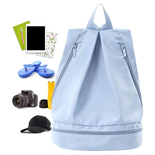 natação para nadadores, bolsa ginástica à prova d'água com zíper - natação impermeáveis para mulher