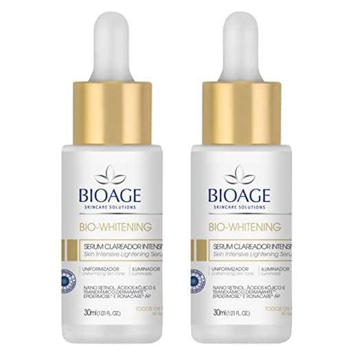2X Bio-Whitening Serum Clareador Hipercromia Melasma BIOAGE