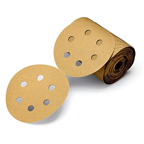 3M Stikit Paper Disc Roll 236U, 6 in x NH 6 Hole, P400 C-Weight, D/F, Die 600HZ, 100 Discs per roll