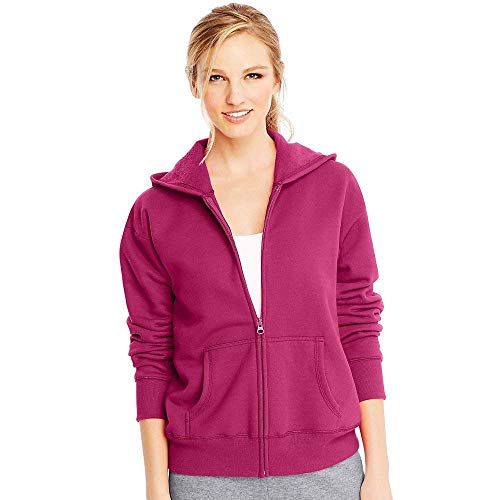 Hanes Women's ComfortSoft Full-Zip Hoodie Sweatshirt