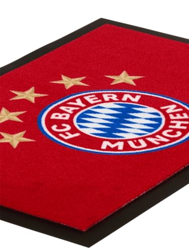 FC Bayern München Fußmatte I Fußabstreifer I Schmutzfangmatte I Logo I Rot