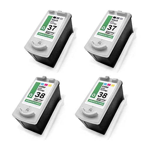 Cartouches pour Canon MP 140 Eurotone pour remplacer les encres vides PG37 CL38