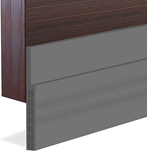 Hulameda Door Draft Excluder Strip, Self Adhesive Draft Excluder Tape for Noise Proof and Energy Saving, Door Bottom Seal Strip to Prevent Bugs Coming (White/2" Width x 39" Length)