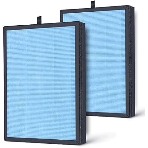 AIRTOK Air Purifier AP1002 Replacement Filter, H13 True HEPA & Activated Carbon Filters, 2 Count (Pack of 1) Cover