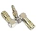 LEFITPA Replacement Double Swivel Manifold with Two 1/4 Inch Steel Industrial Couplers & One 1/4 Inch Steel Plug Kit for Interstate Pneumatics FS244-KH4