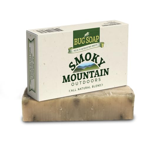 CoreTex Smoky Mountain DEET Free Bug Repellent Soap - 3oz USA-Made Anti-Mosquito Soap Bar with...