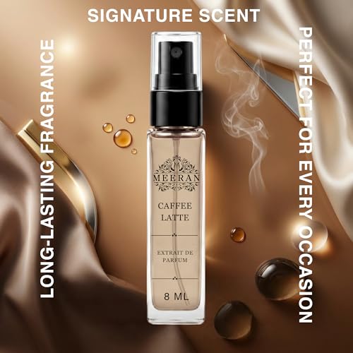 Image of Caffe Latte Style Fragrance (8ML) Extrait De Parfum | Unisex Long Lasting Perfume for Men & Women | Premium Pocket Perfume Travel Size | Rich Coffee Inspired Scent | Giftable Mini Perfume Spray
