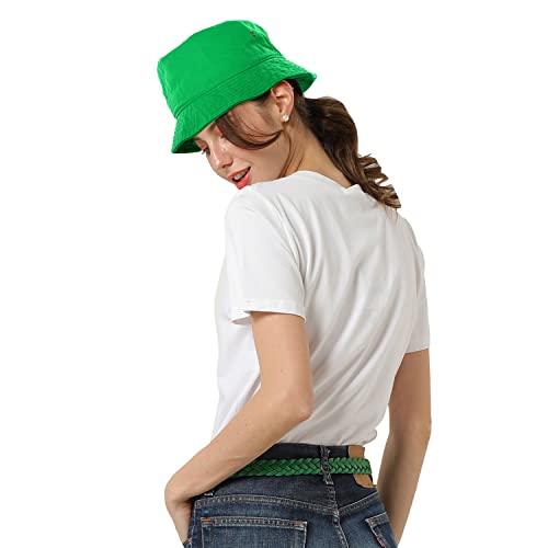 Image of Falari Men Women Unisex Cotton Bucket Hat 100% Cotton Packable for Travel Fishing Hunting Summer Camp