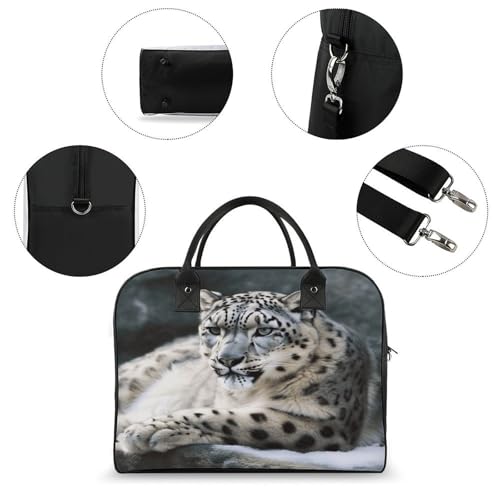 Maletín para laptop Snow Leopard con correa ajustable miniatura 6